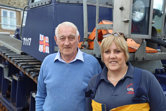 Susan with father Archbold Dawson (former Tractor Driver)