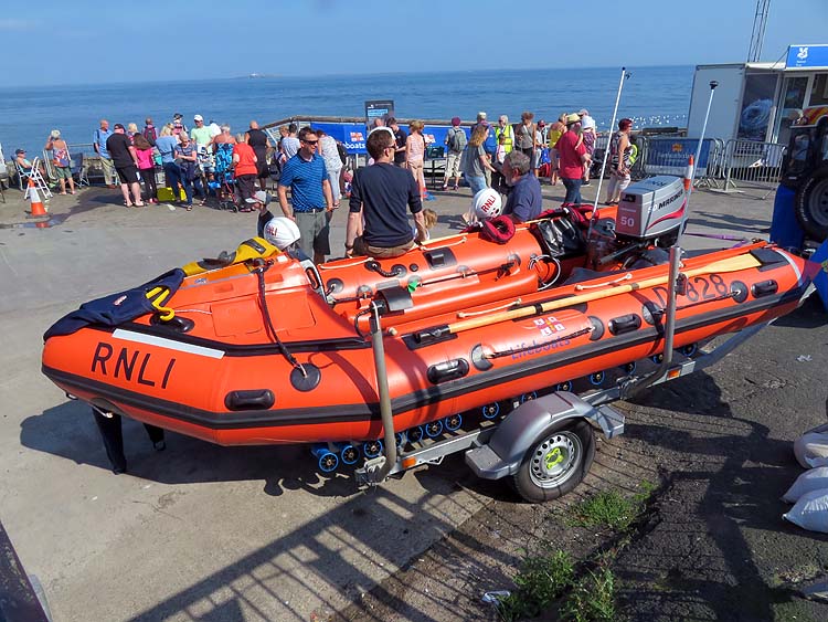 Inshore Lifeboat Grace Darling on display