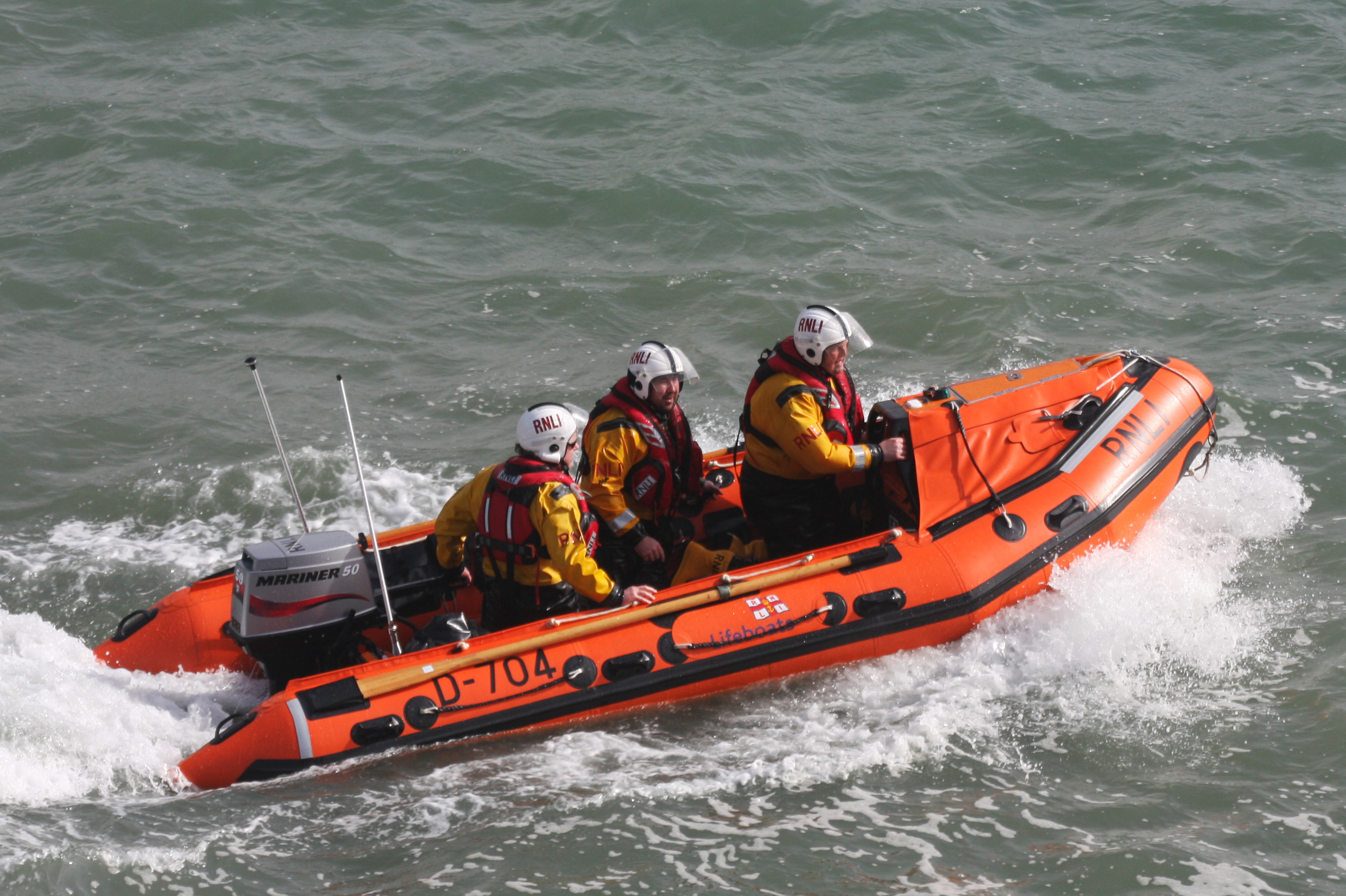 St Davids inshore lifeboat Trevor &amp; Myrtle Gurr.