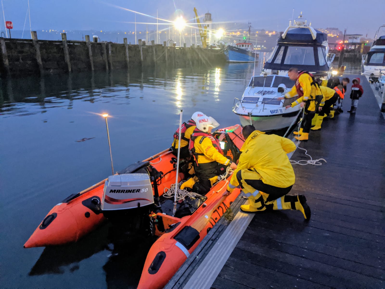 Christmas Eve shout for Scarborough RNLI