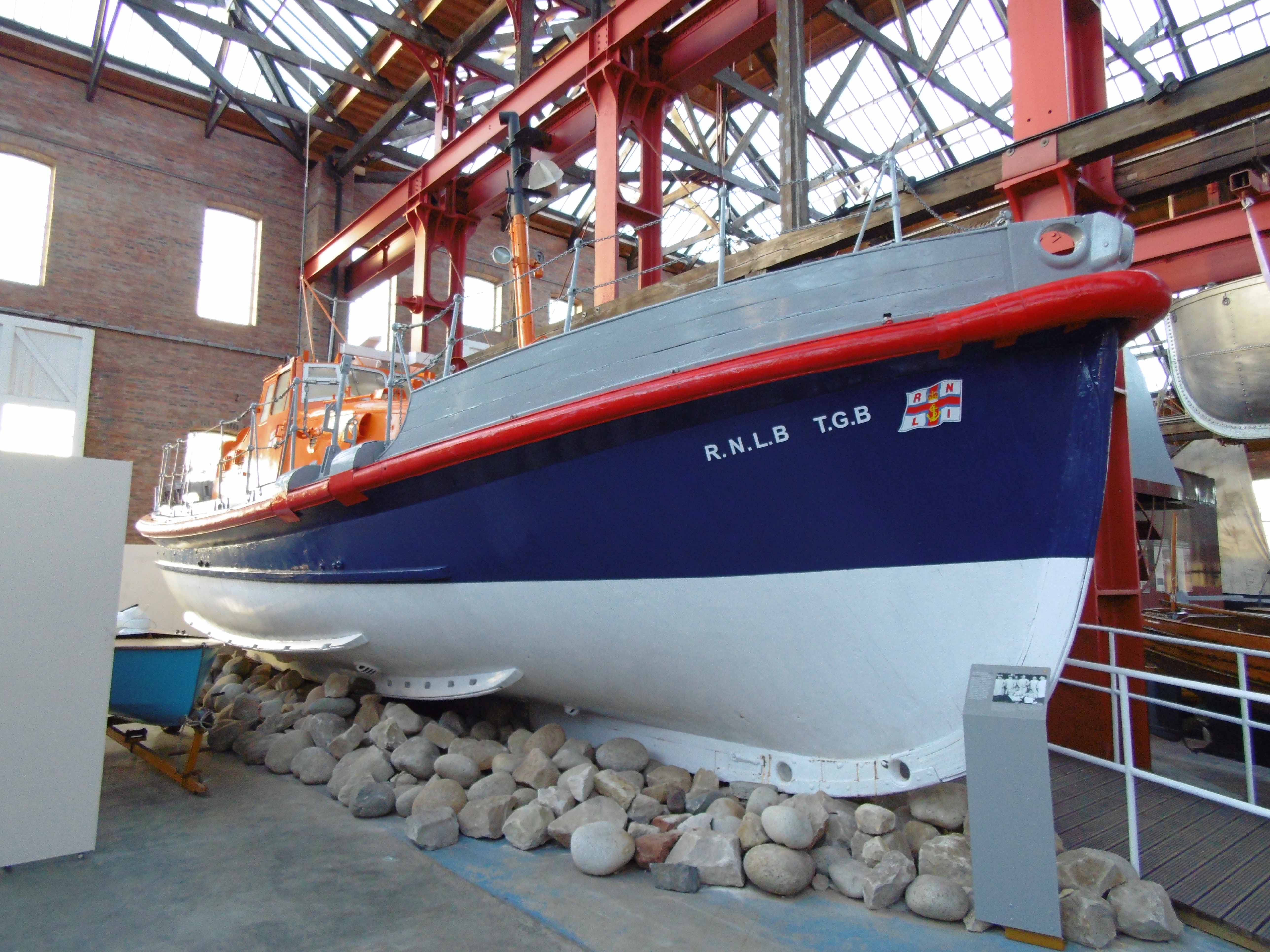 T.G.B. today in the Scottish Maritime Museum