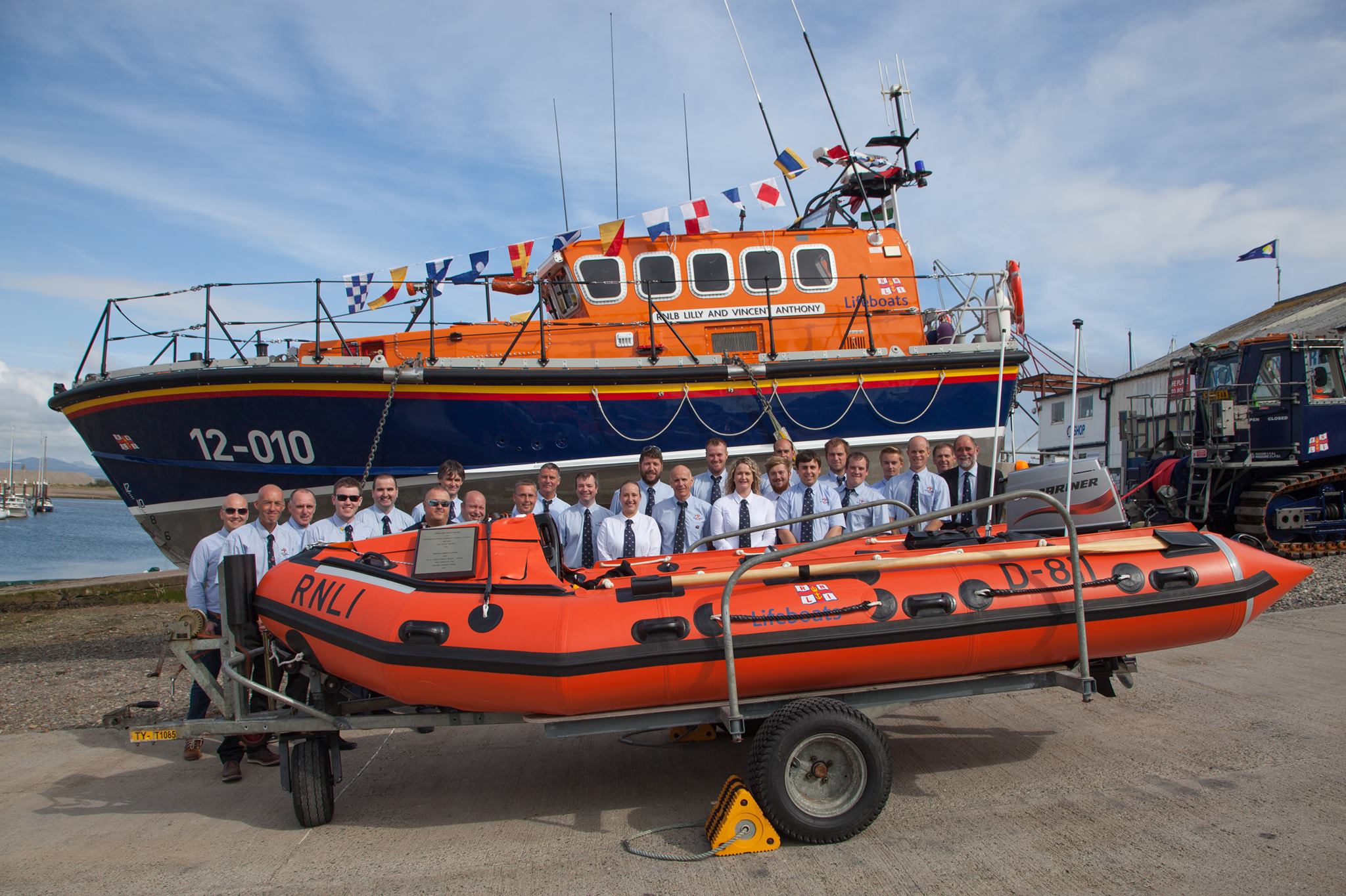 Current crew pictured at Pwllheli