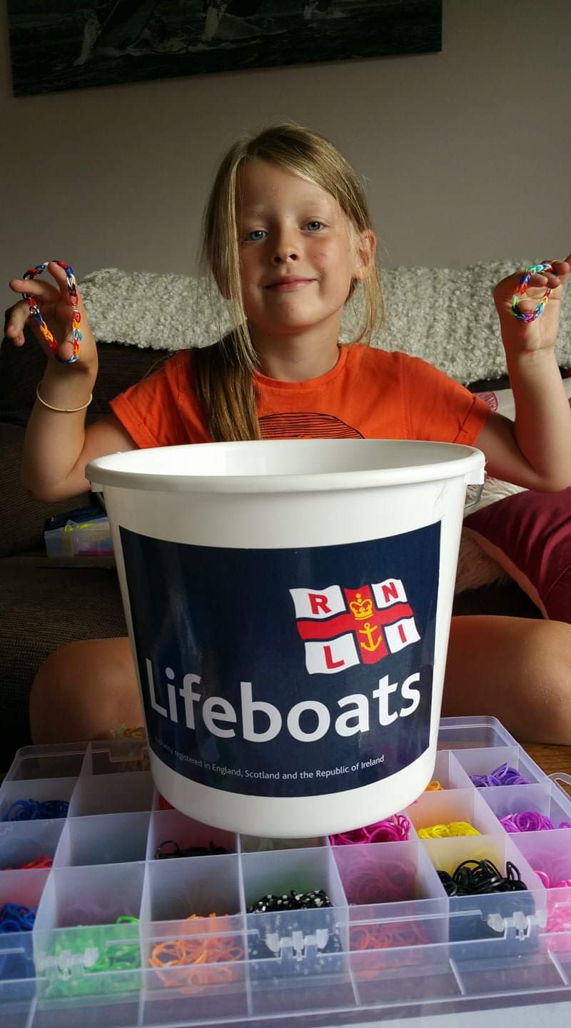 Lily Green kickstarting fundraising with creating loombands