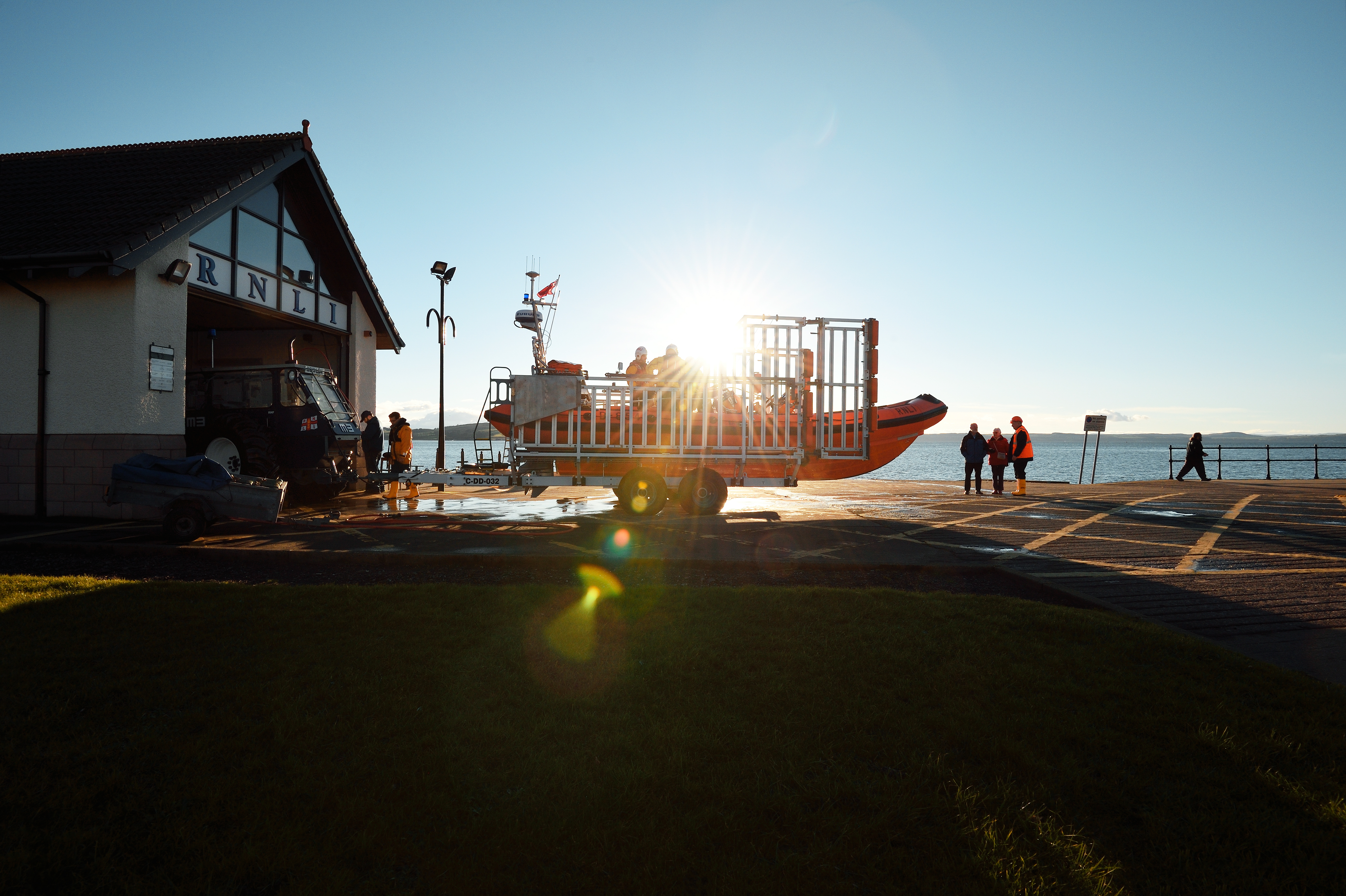 Largs RNLI Atlantic 85 lifeboat R A Wilson