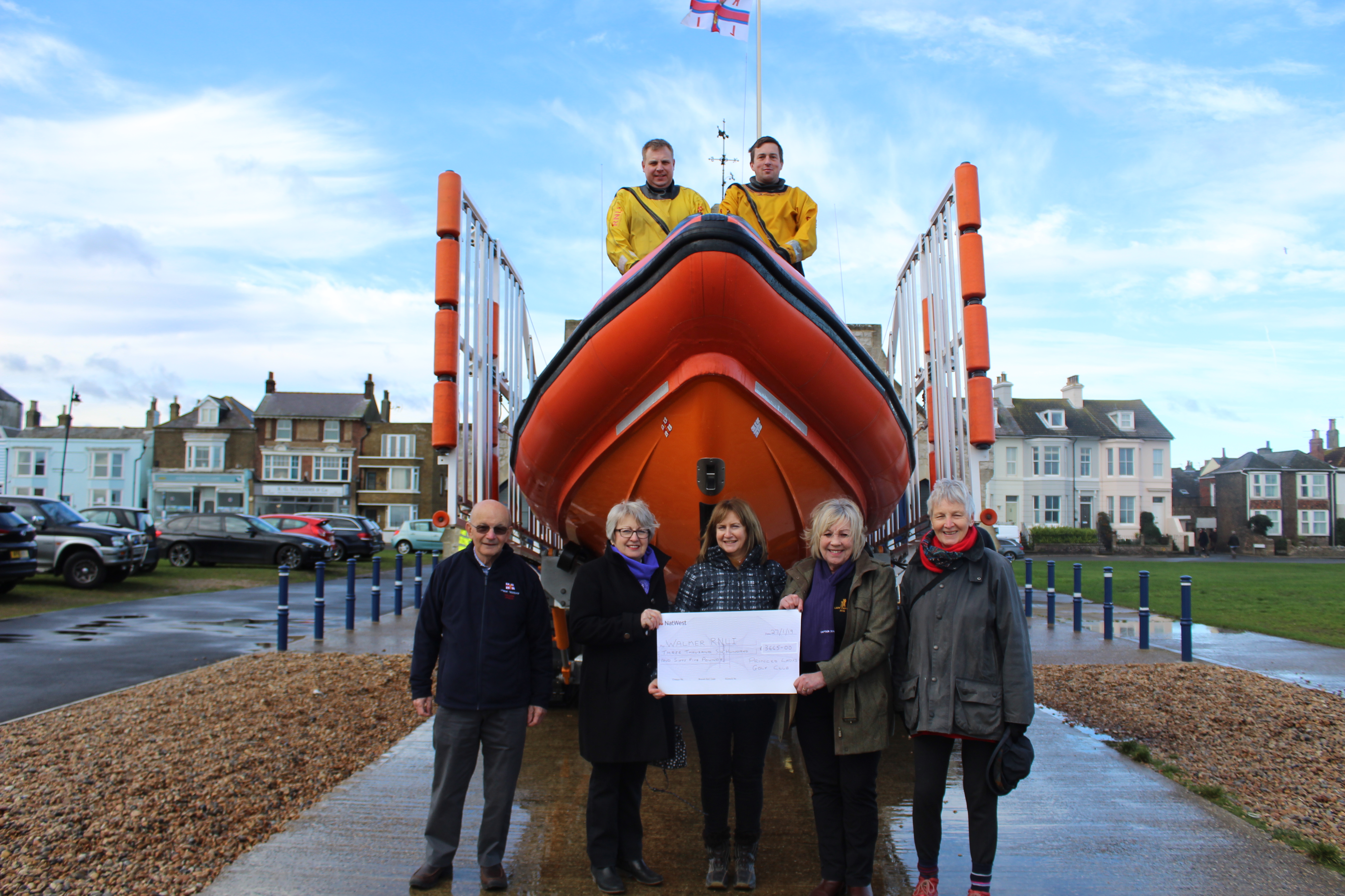 Cheque donation received from Princes Ladies Golf Club