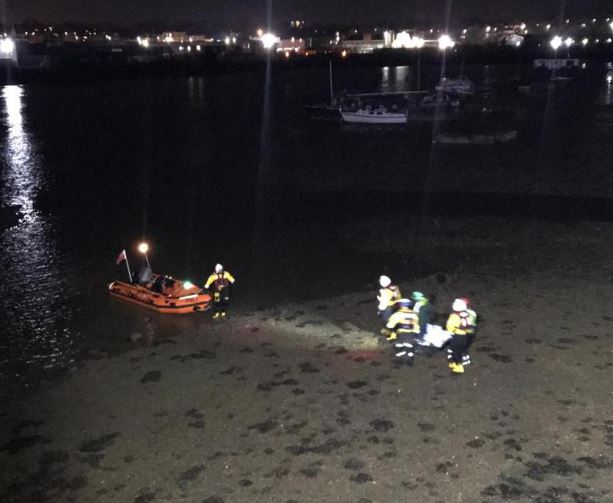 Multi-agency evacuation of casualty