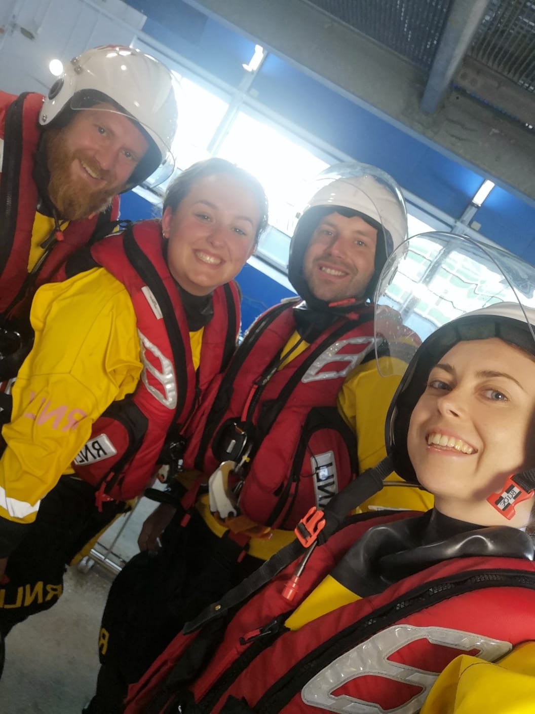 Walmer crew at the RNLI College in Poole