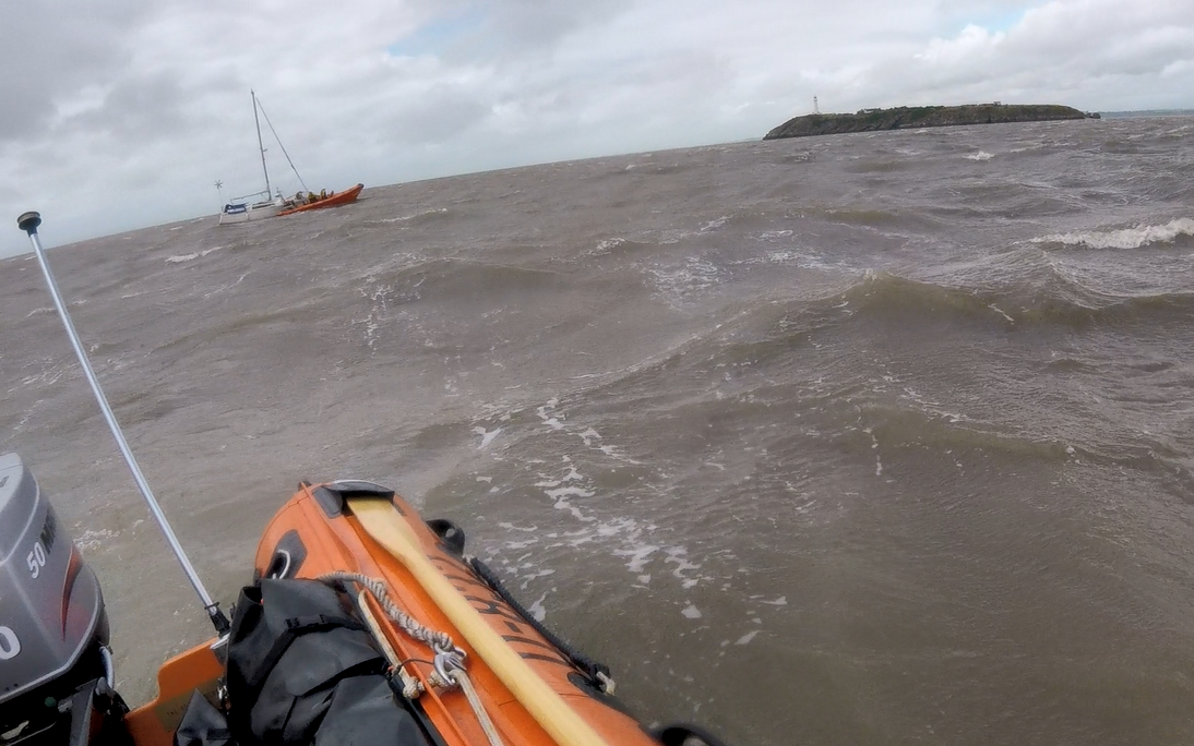 Penarth ILB approaching the second casualty