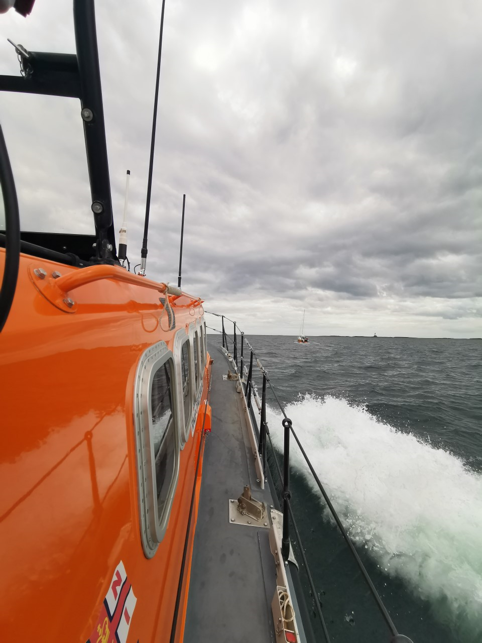 Seahouses ALB on passage to the yacht