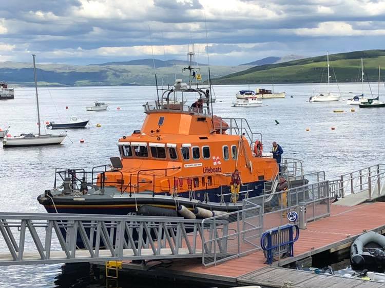 Tobermory lifeboat on Lifeboat Day 2018