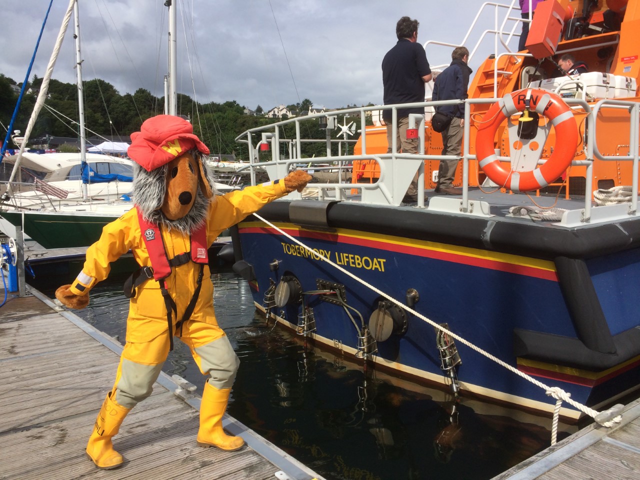 Tobermory Womble on Lifeboat Day 2018