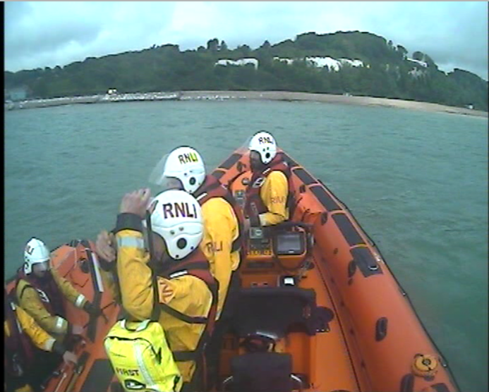 Crew about to recover casualty