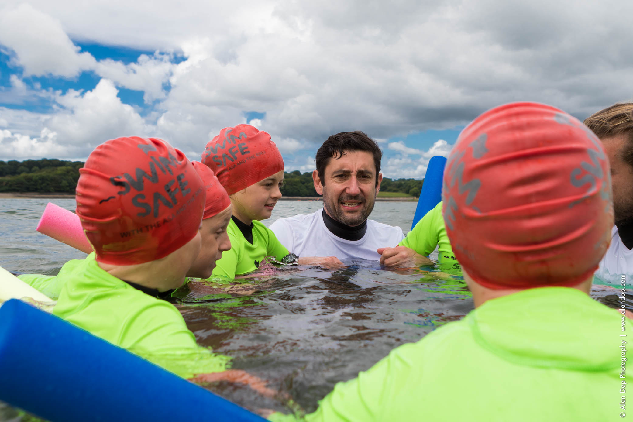 Children enjoying a Swim Safe session.