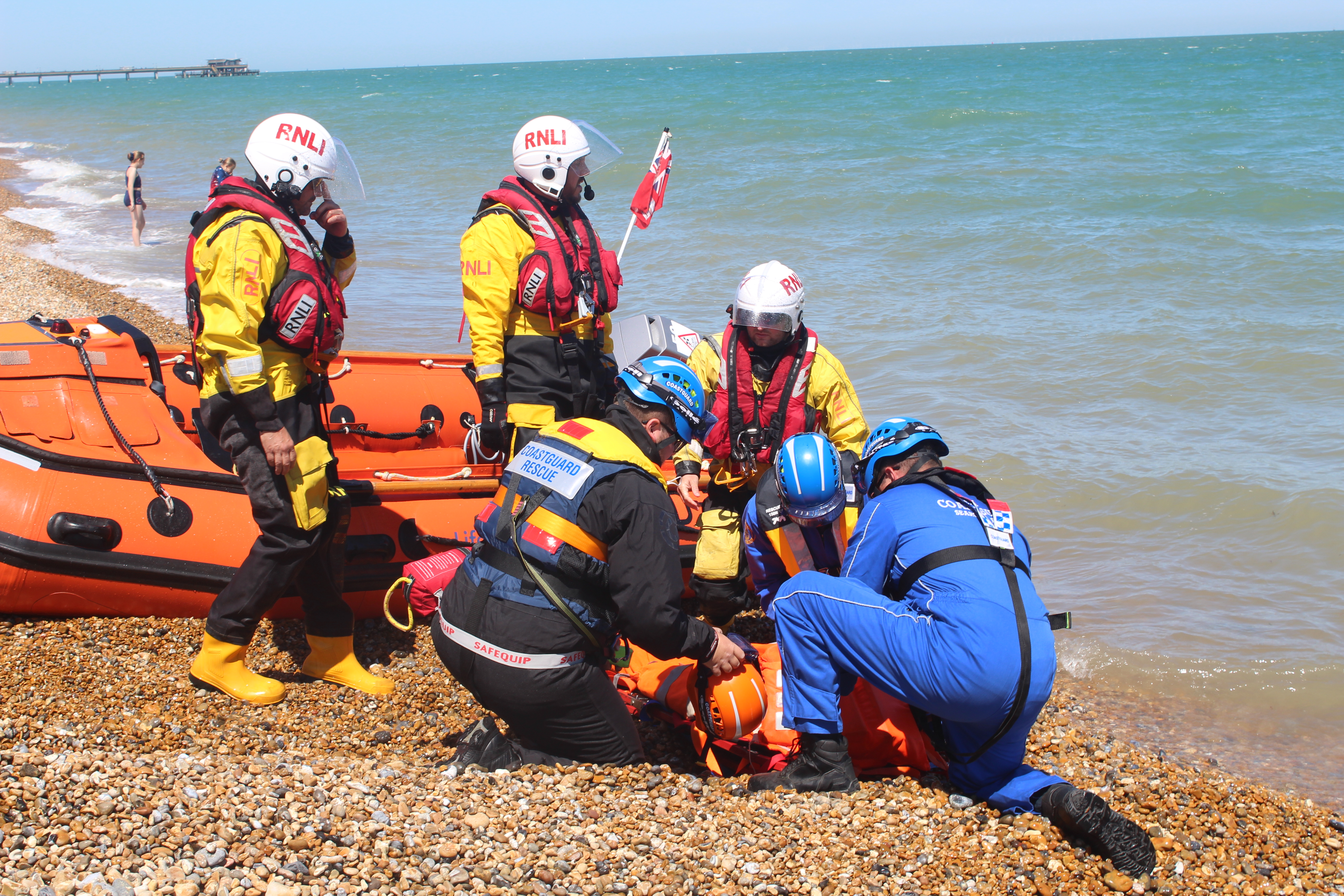 Coastal Rescue Team in action