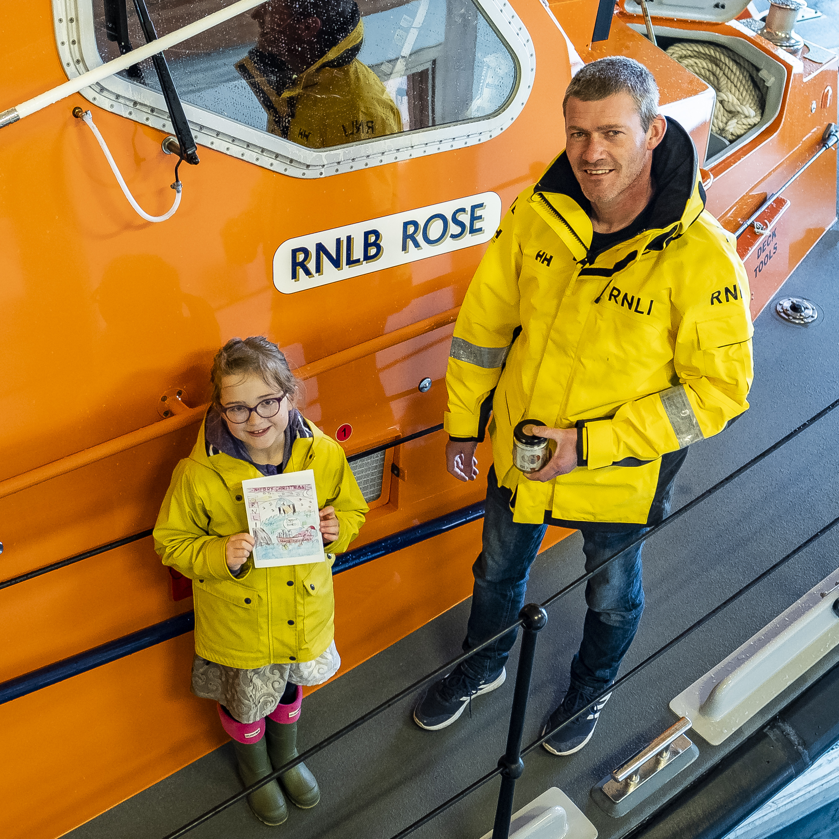 Merryn accompanied by Duty Coxswain &amp; Station Mechanic Dan Atkinson