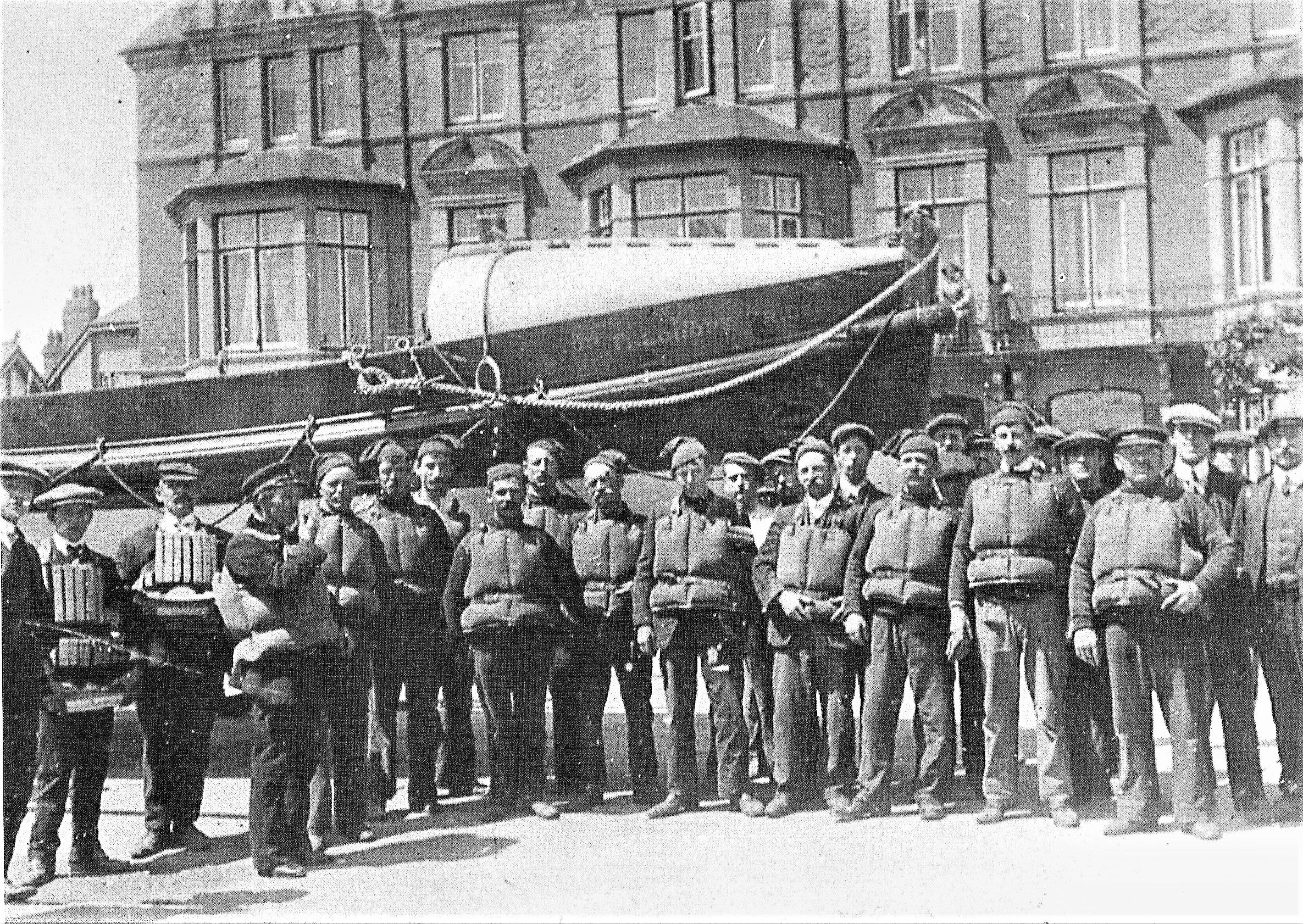 Coxswain John Owen, the volunteer crew and Theodore Price