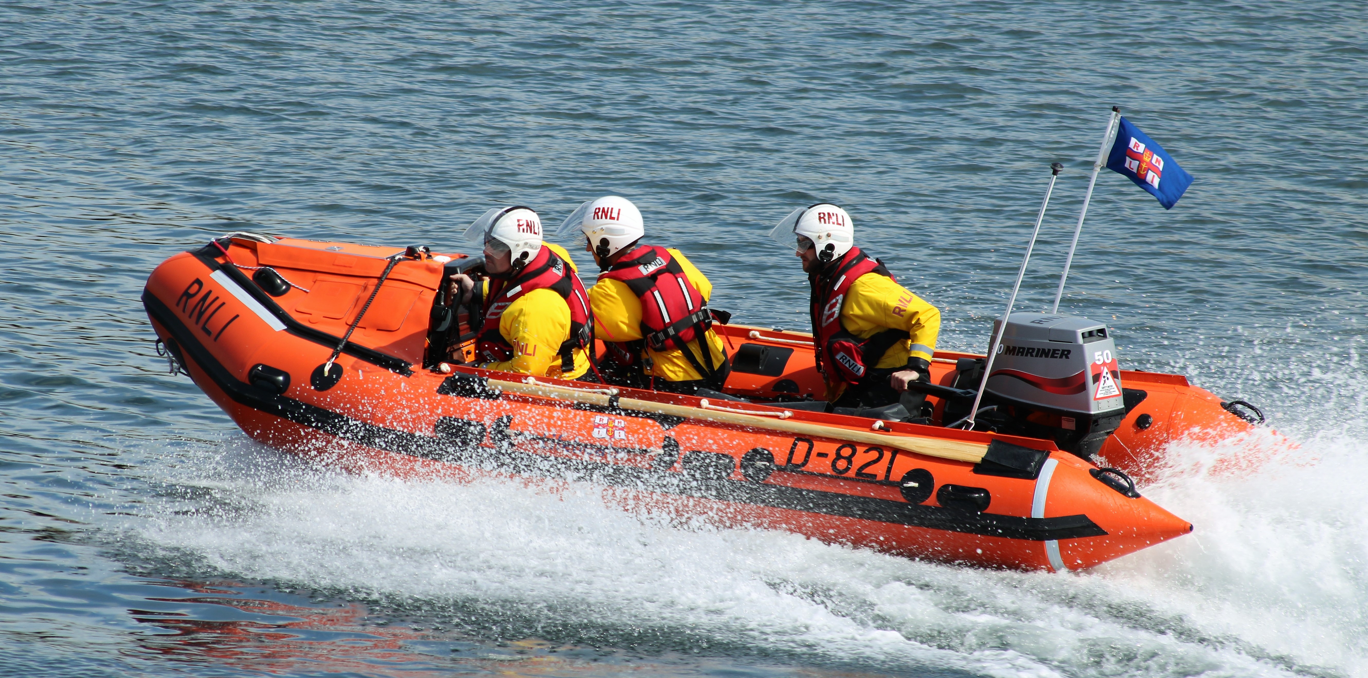Troon inshore lifeboat launches on service