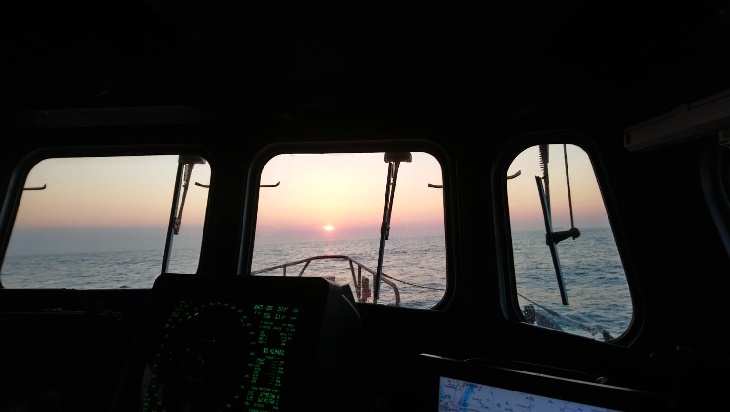 View from the wheelhouse