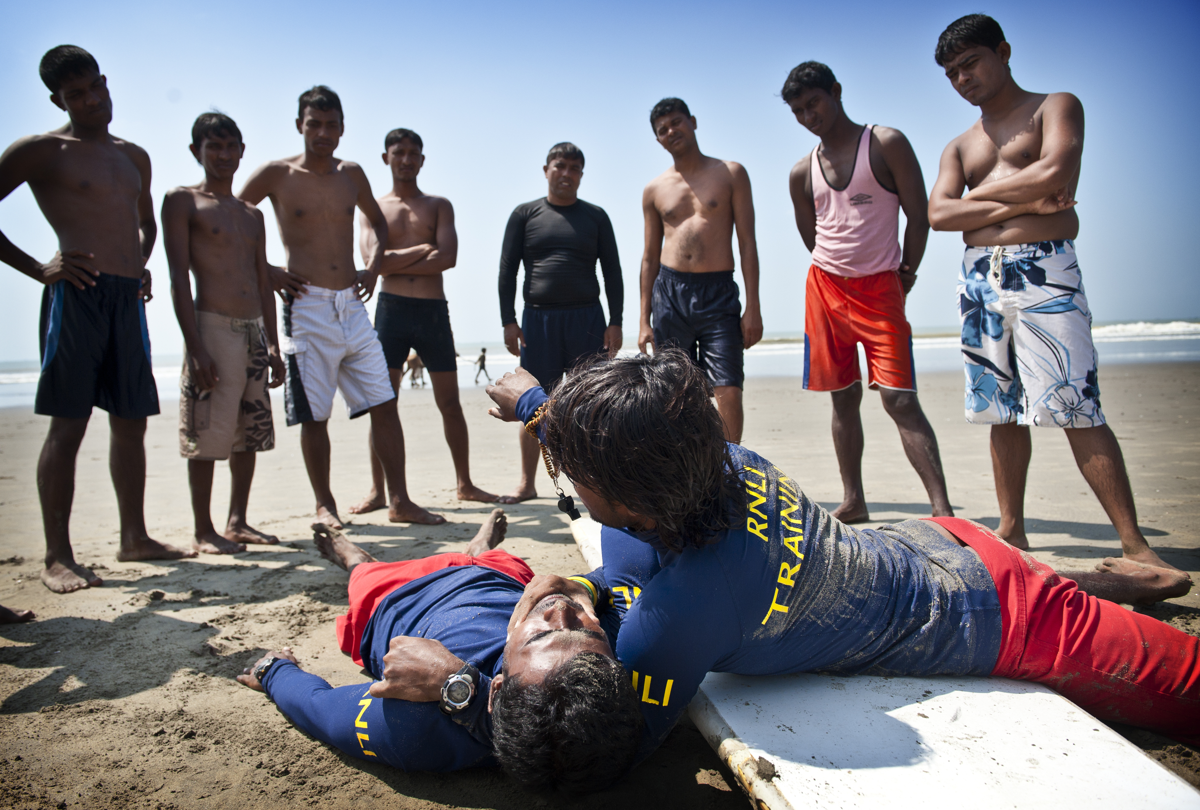 RNLI trained lifeguards in Bangladesh 