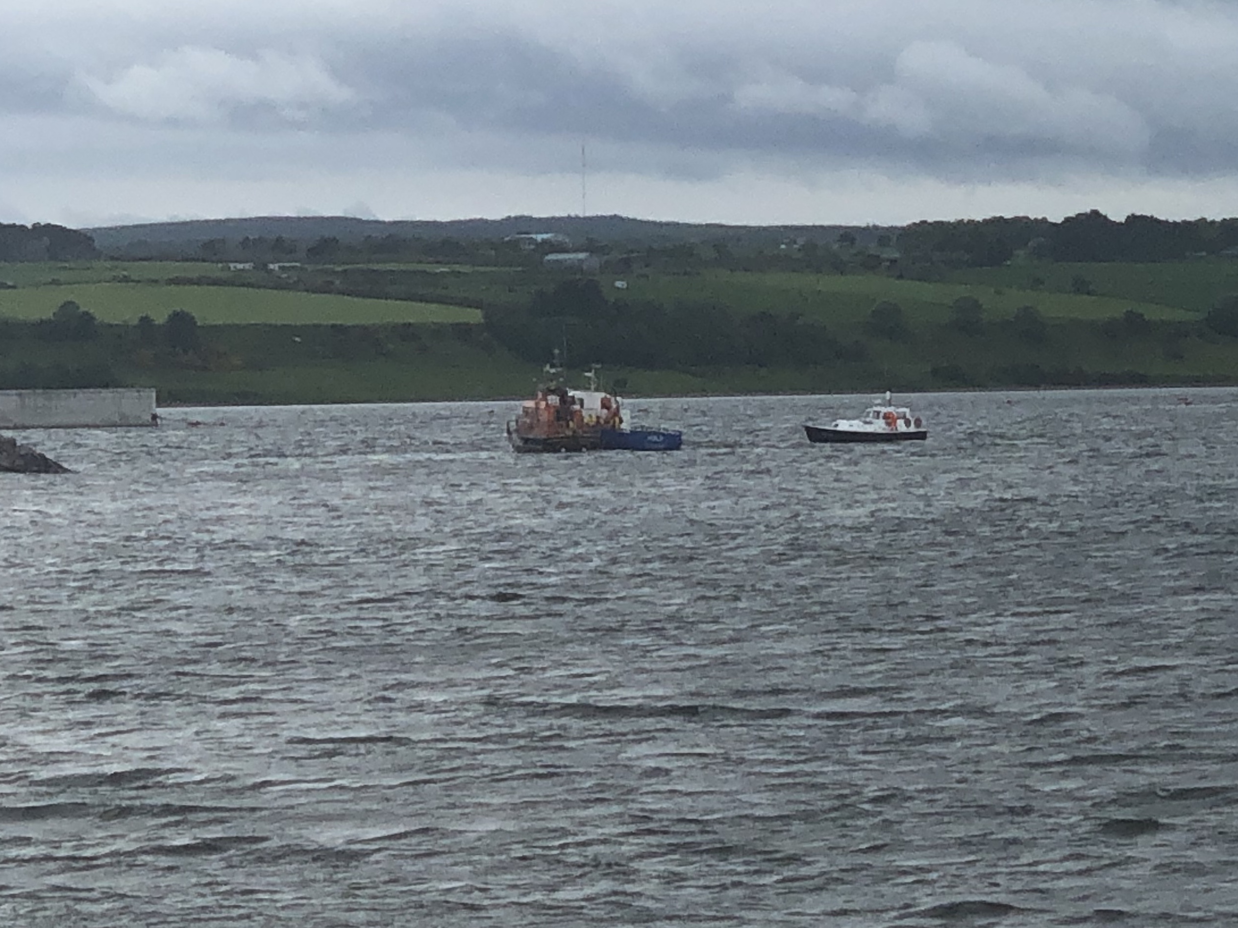 Vessel under tow