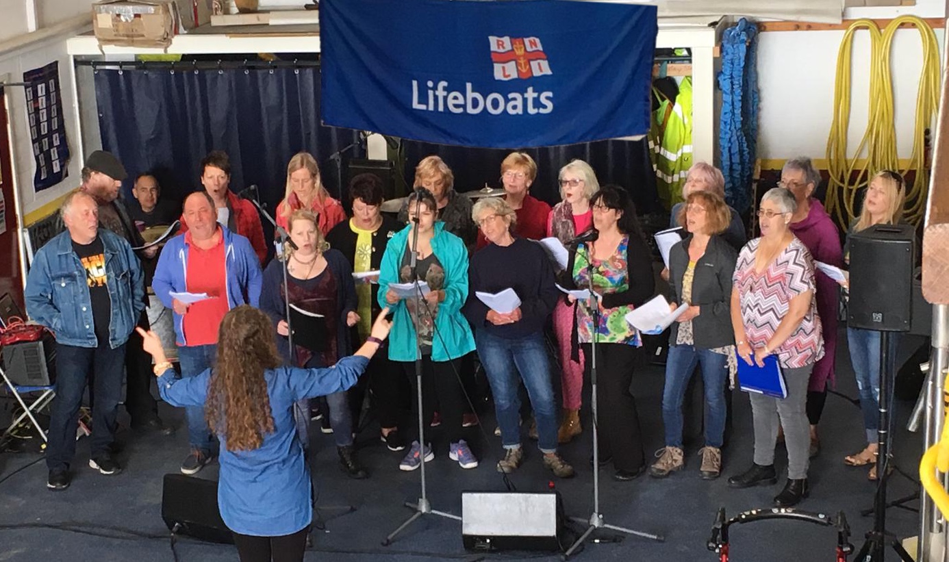 photo of performers Adult's pop choir