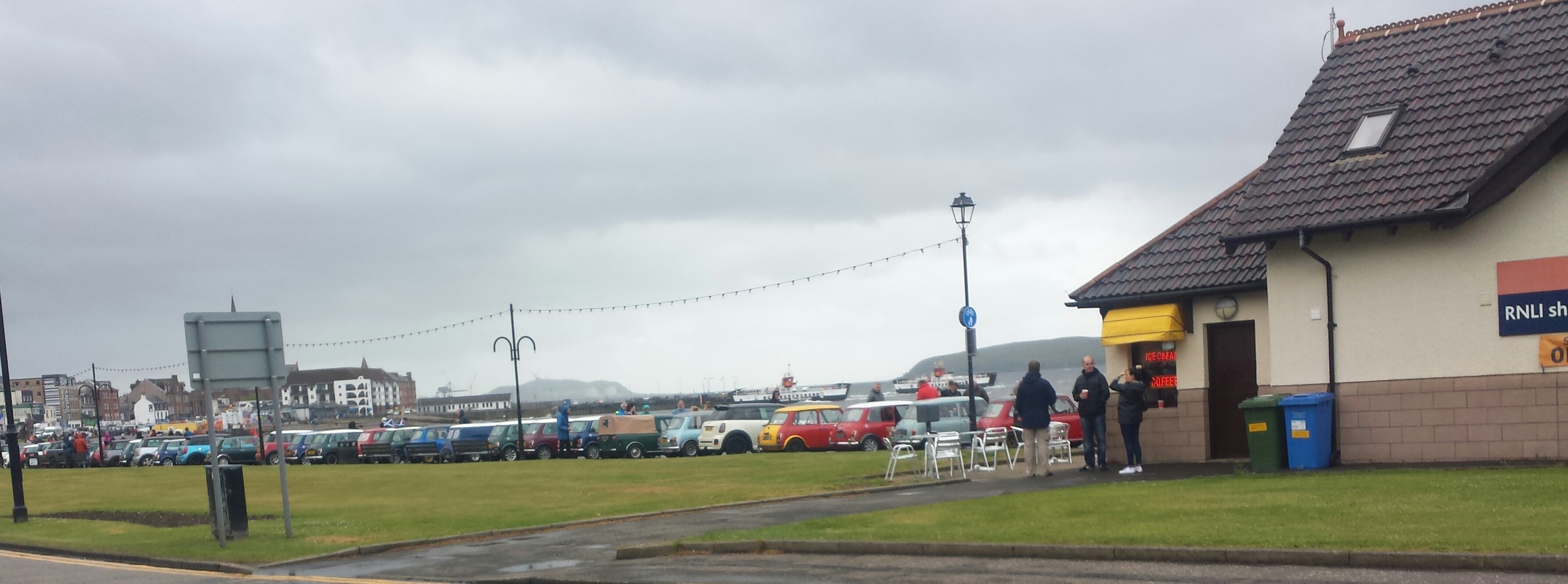 A selection of the 200 Minis' North of the Lifeboat Station