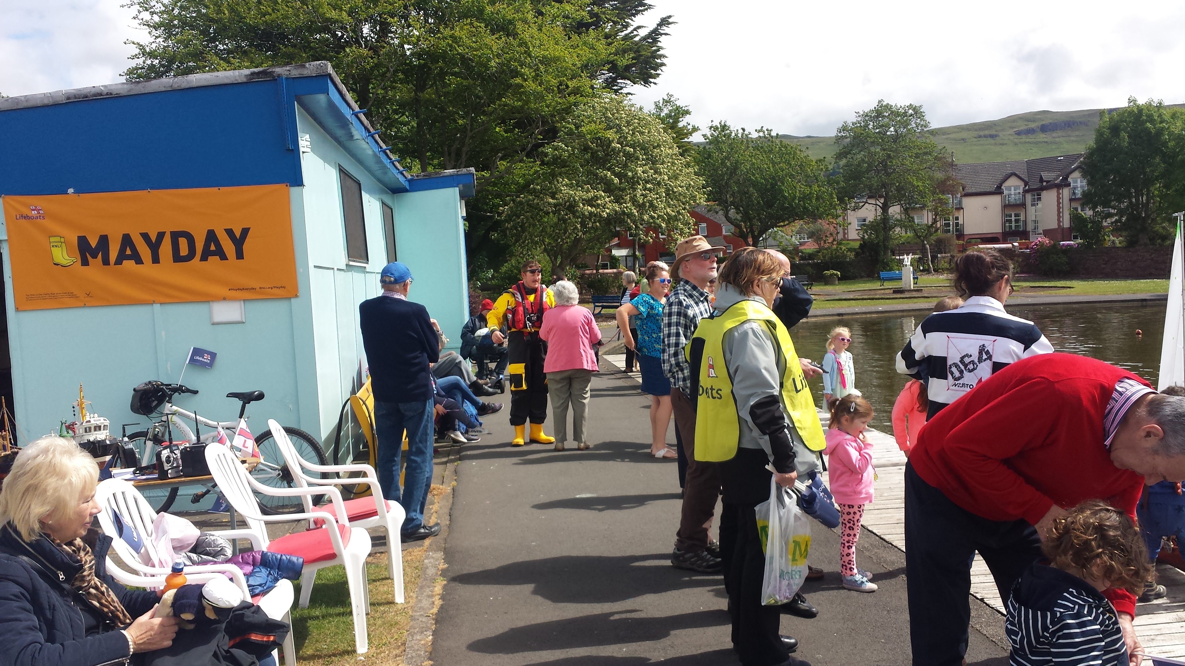 Families enjoying Mayday