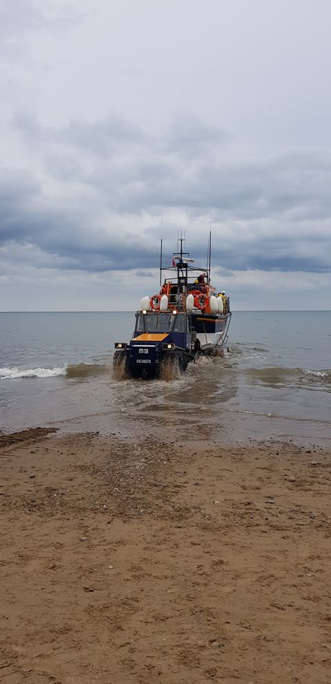 Filey ALB launching on service 31 May 2019