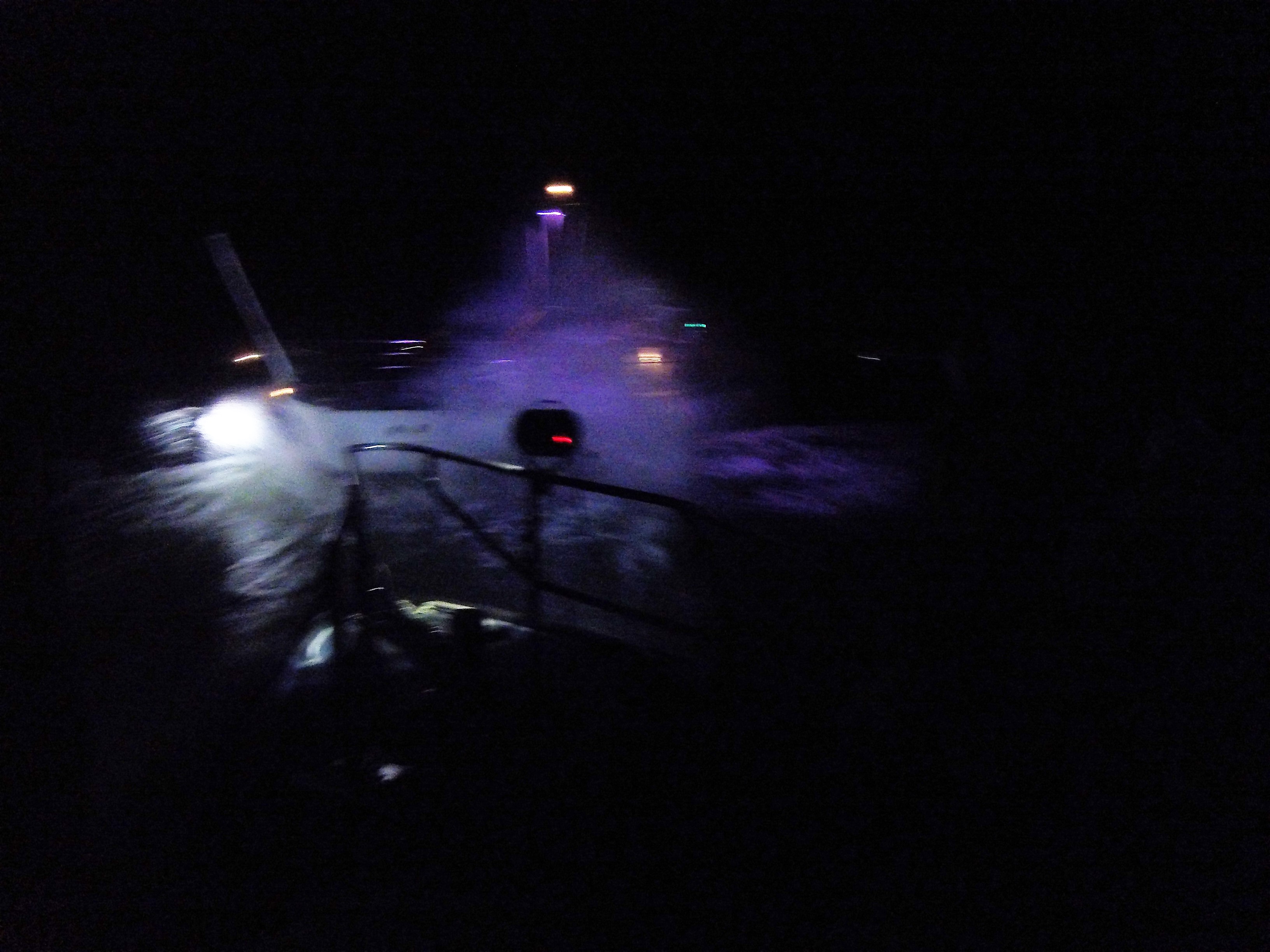 looking at bow area of lifeboat
