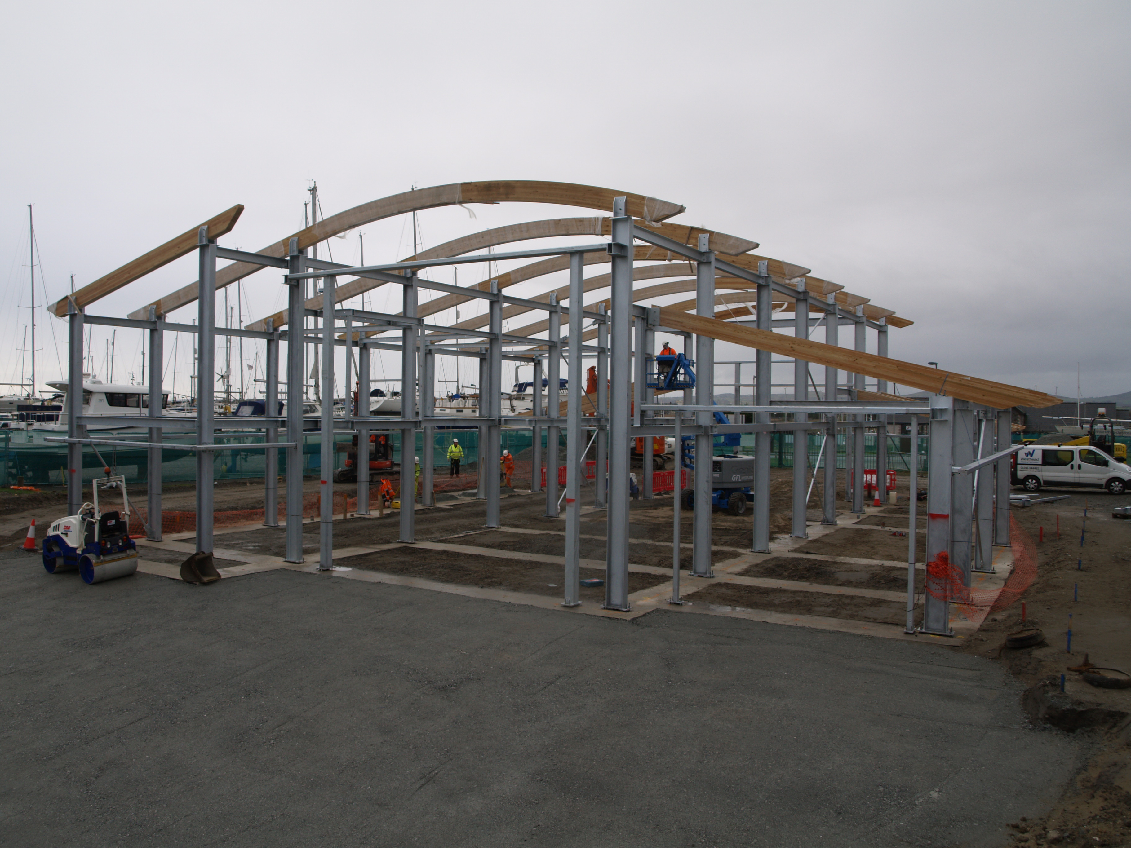 New Boathouse from entrance 