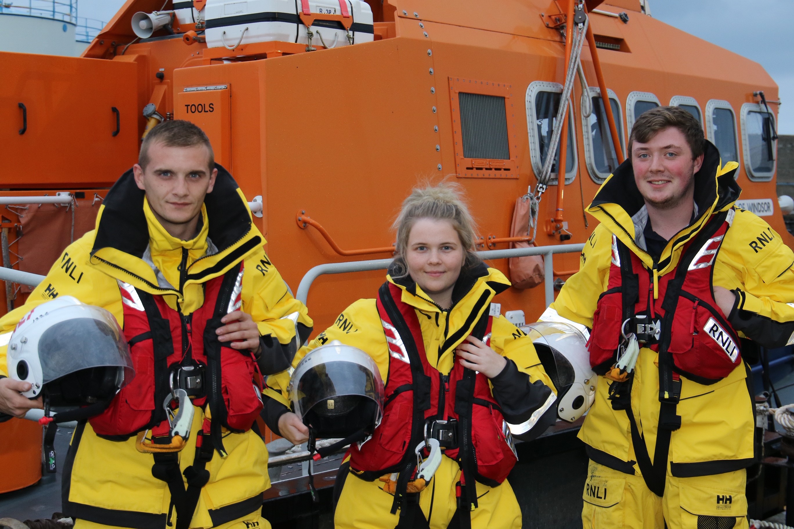 Pictured left to right: Martin Gibson, Zoe Rothera and Elliot Geddes