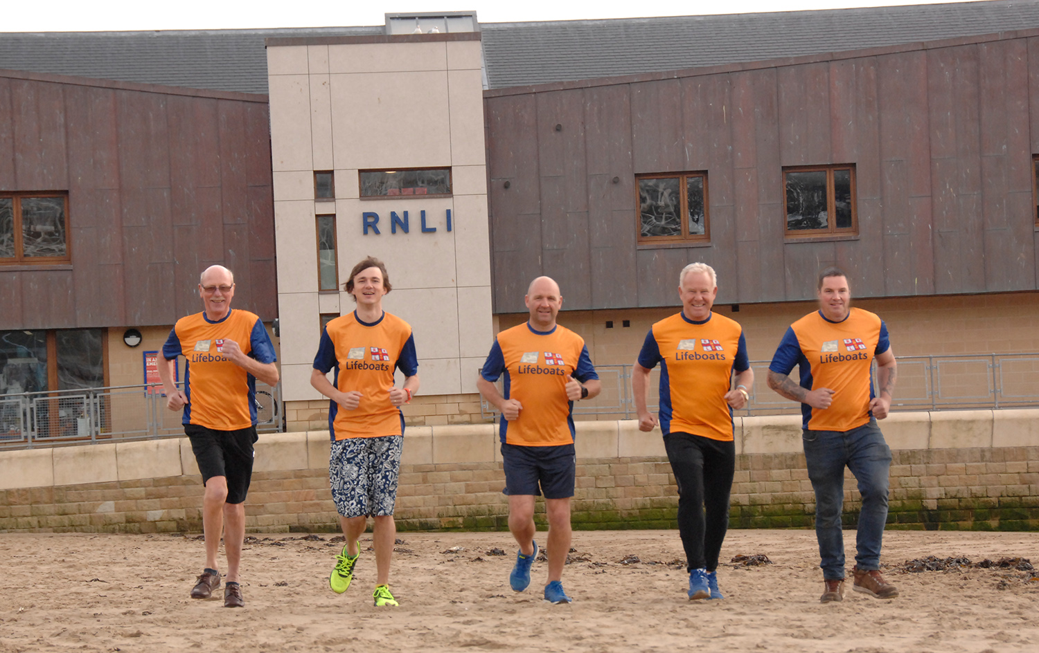 Some of the runners, L-R, Colin Woodhead, Matt Marks, Lee Marton, John Senior and Pete McGeown