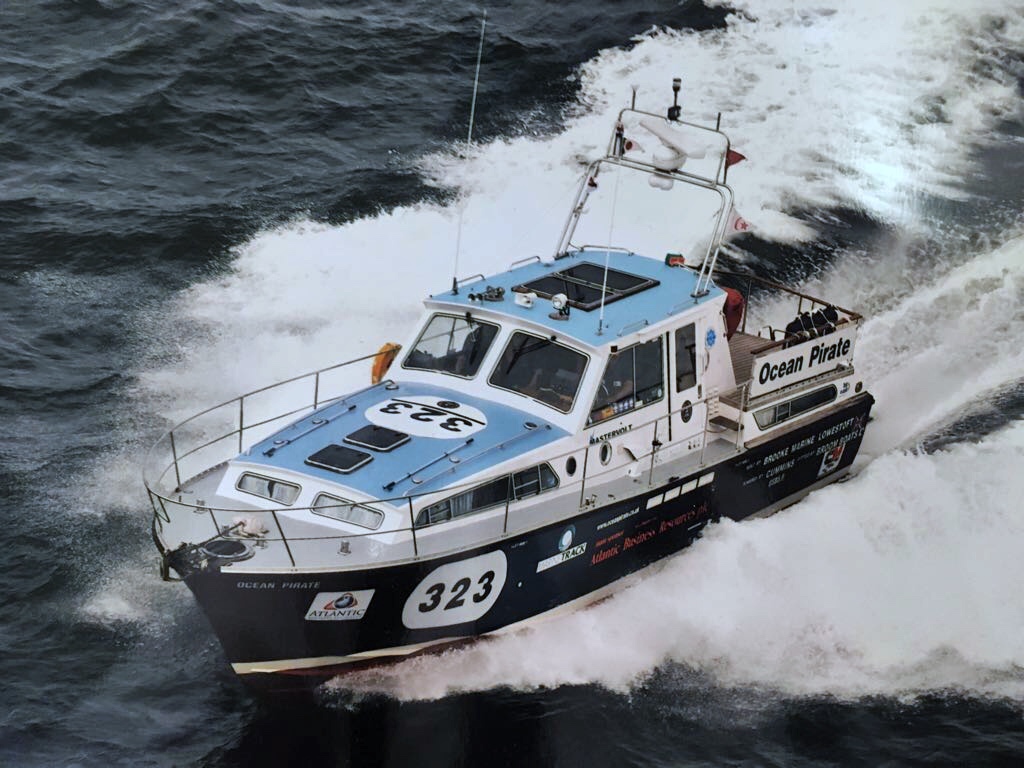 The Ocean Pirate taking part in the Round Britain race in 2008