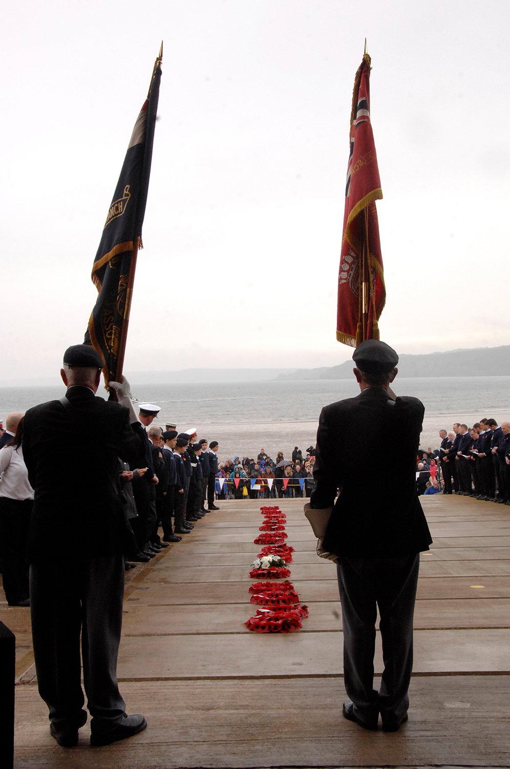Last year’s Remembrance Sunday service at Scarborough lifeboathouse