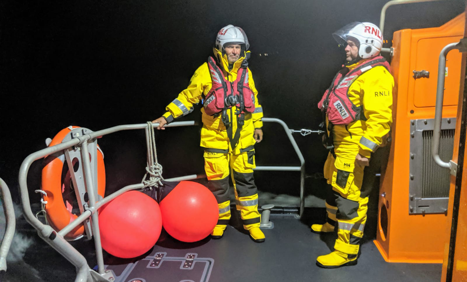 Shannon crew John Huntley and Mark Jenkinson