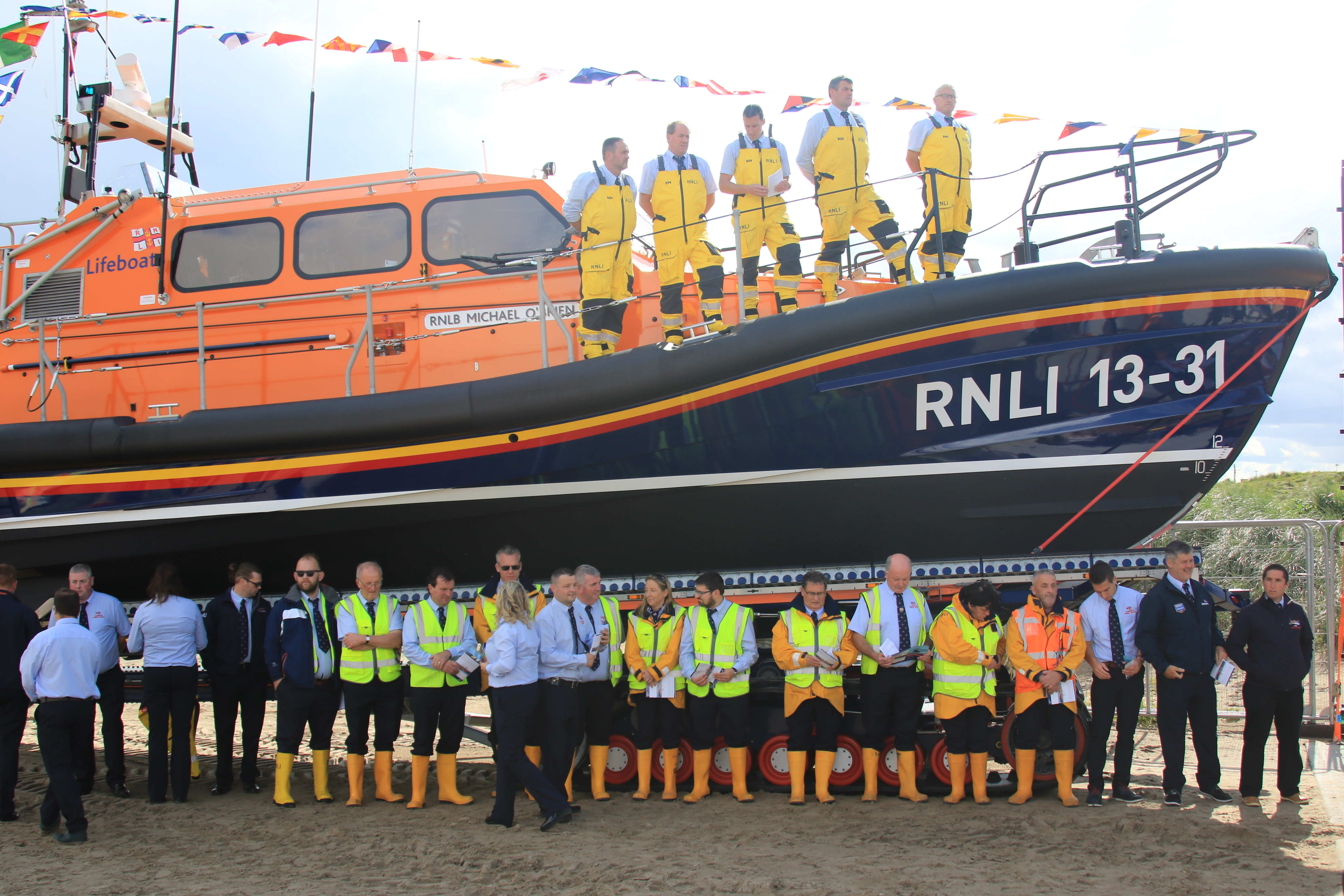 Clogherhead RNLI name Shannon class lifeboat Michael O'Brien