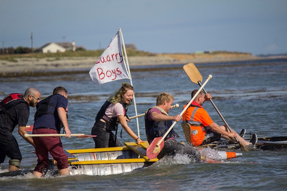 Rafts head to sea