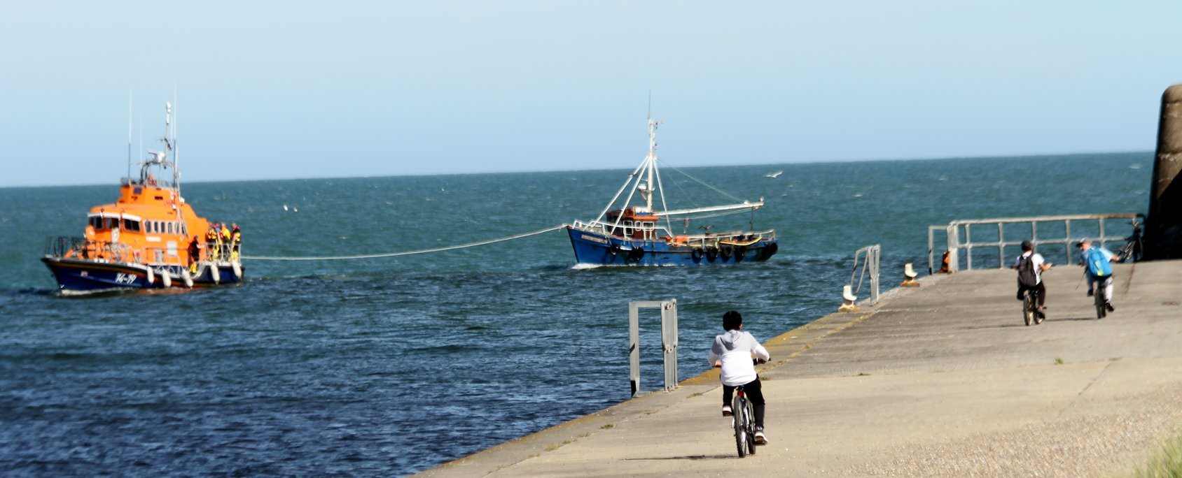 TOWING THE CASUALTY IN