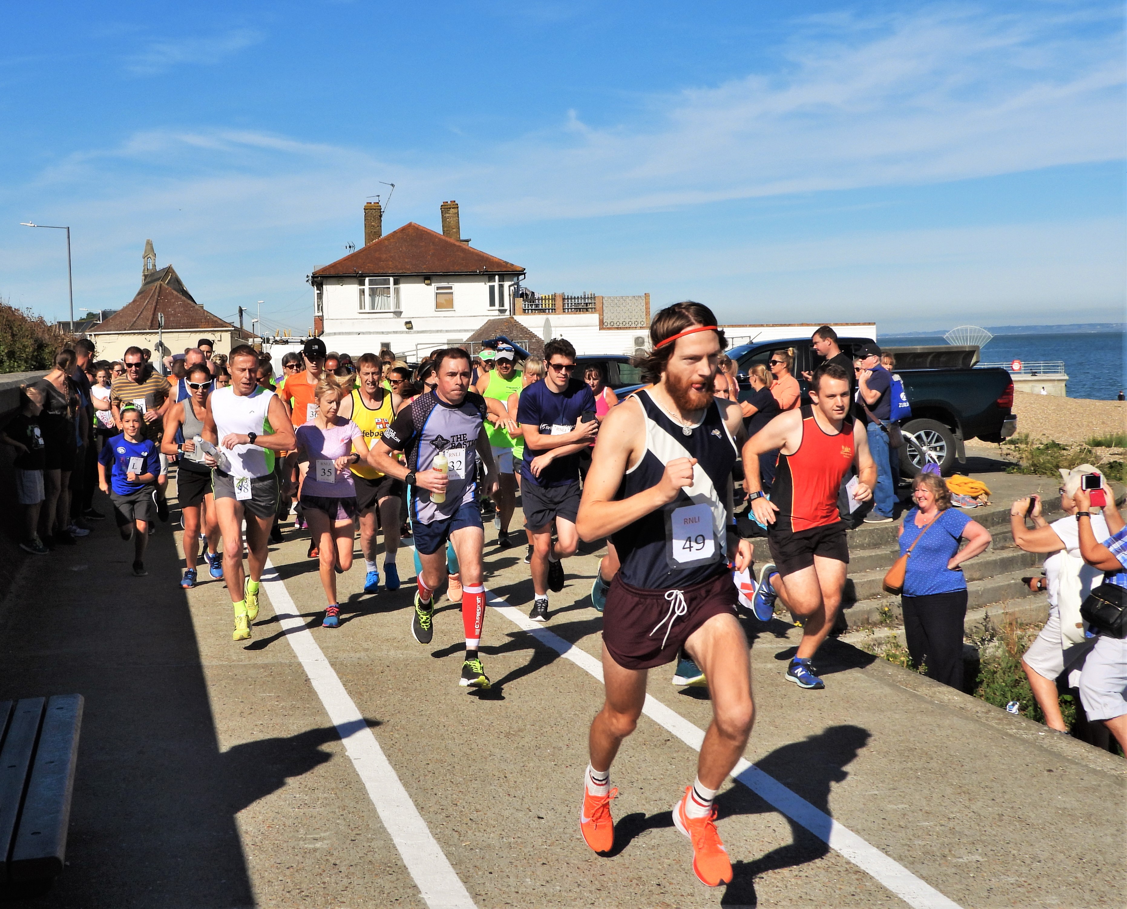 The start of the Sheerness RNLI Lifeboat annual run