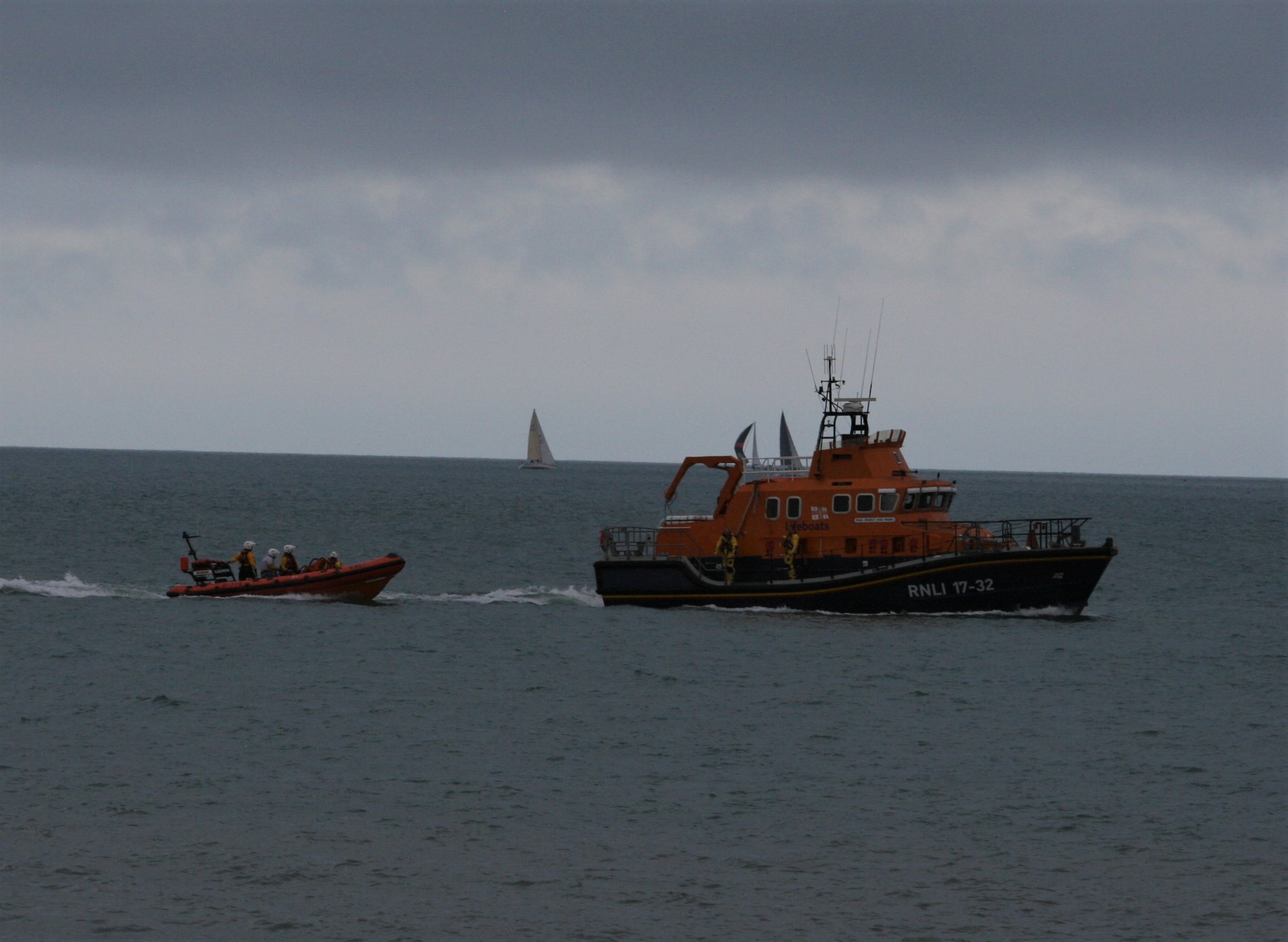 Weymouth Inshore and all-weather lifeboats