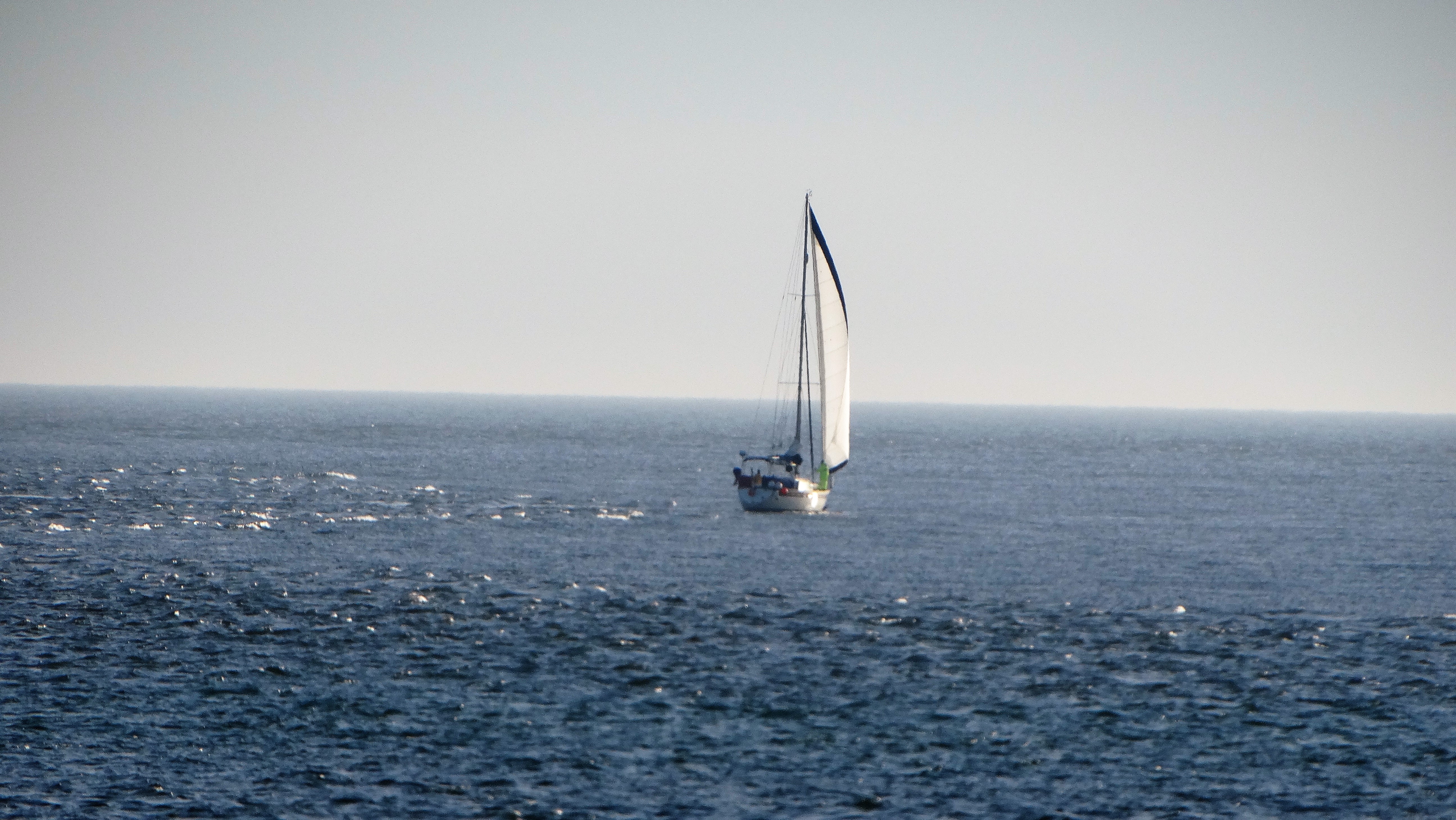 Yacht aground 
