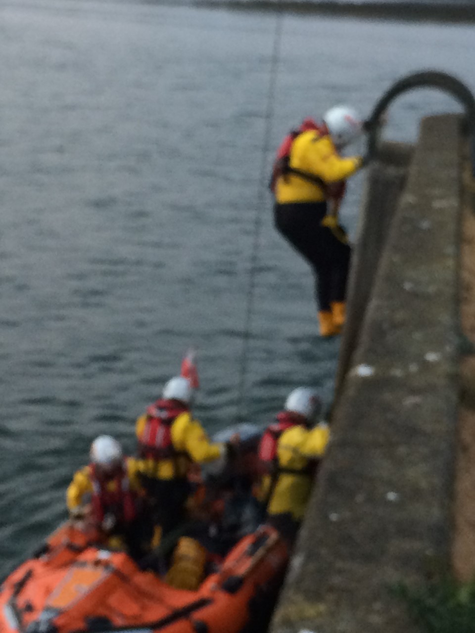 Crew preparing to launch to assist in Medi Vac