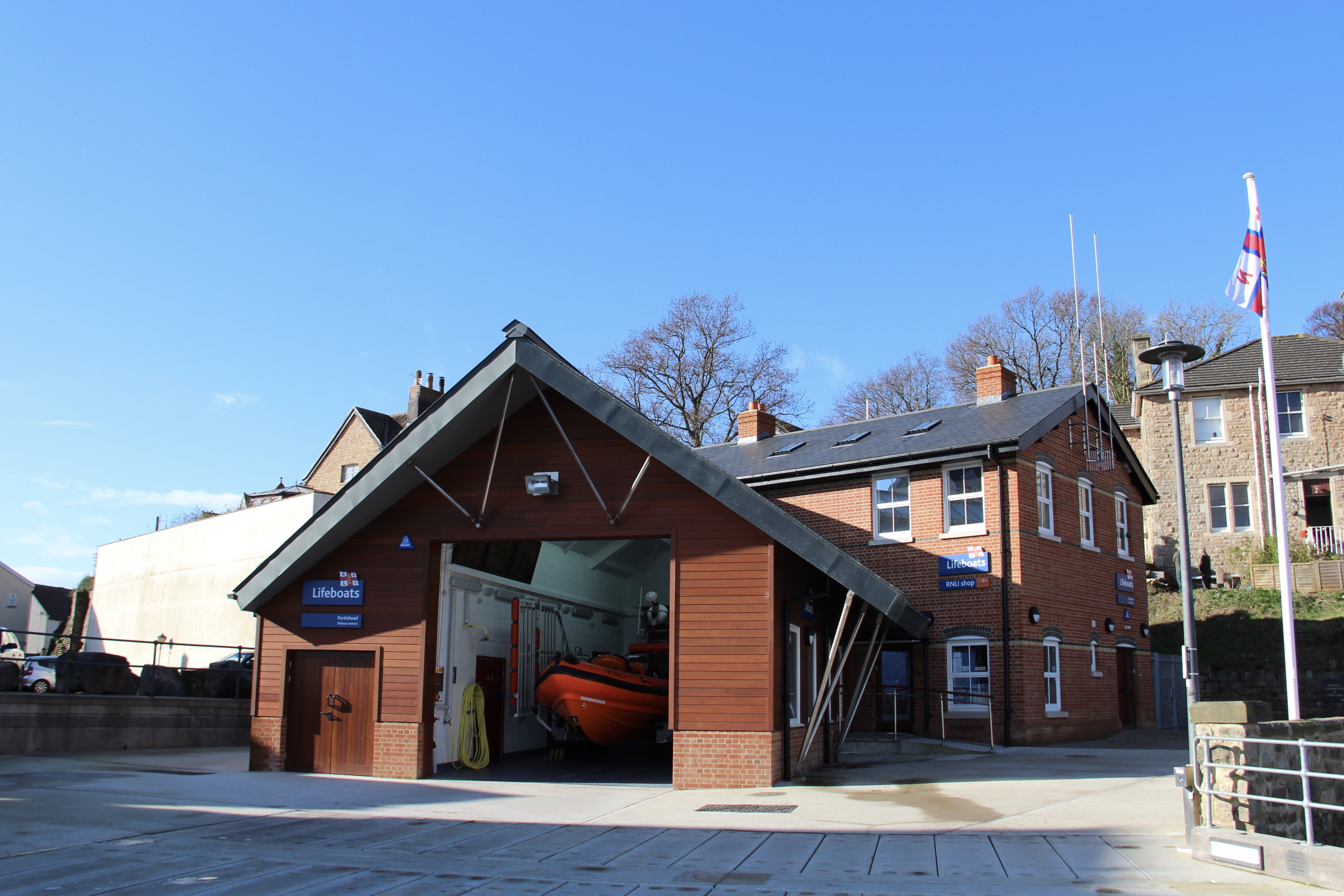 State of the art RNLI Portishead lifeboat station