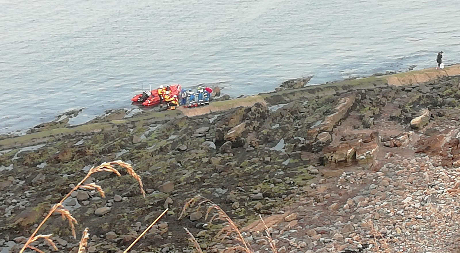The rescue scene