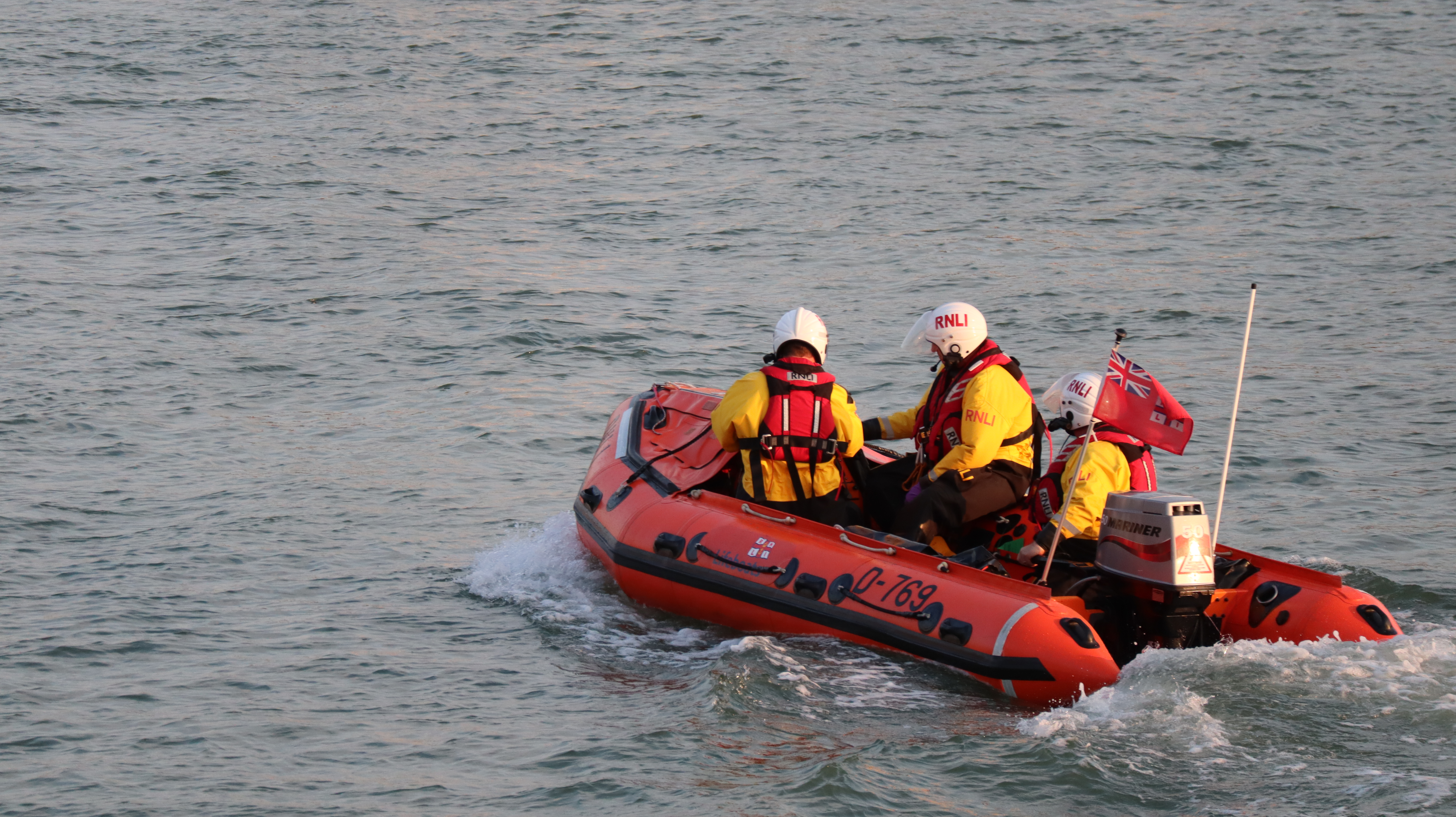 Littlehampton RNLI's Ray of Hope in Littlehampton Harbour