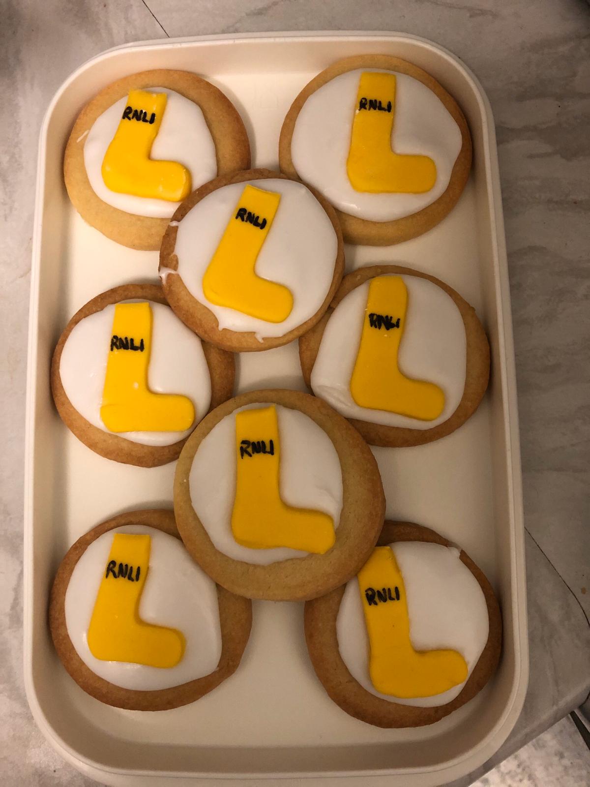 Izzy baked yummy welly biscuits