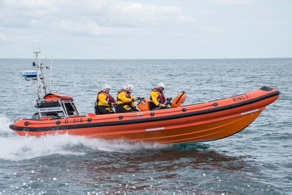 Falmouth inshore lifeboat Robina Nixon-Chard