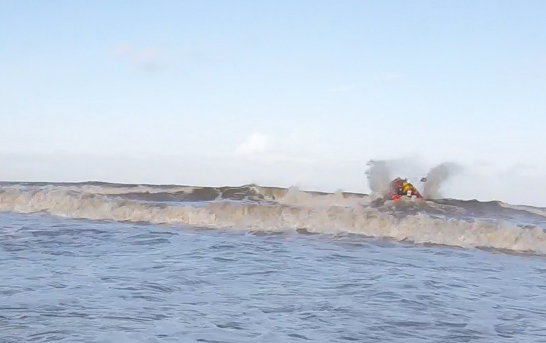 service to kite surfer off Rhyl. 28/1/20