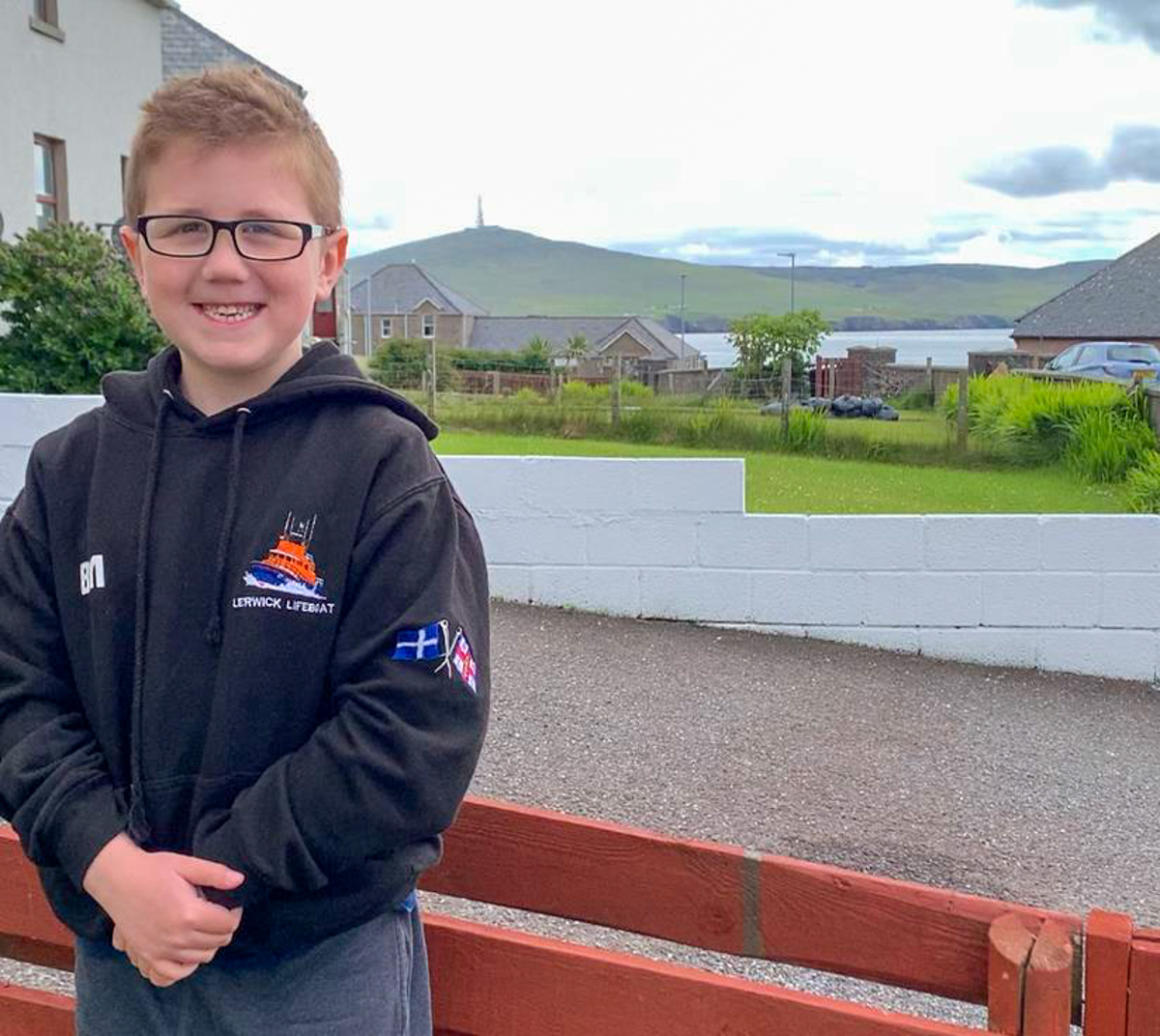 Seven year-old Ben Masson - RNLI fundraiser 