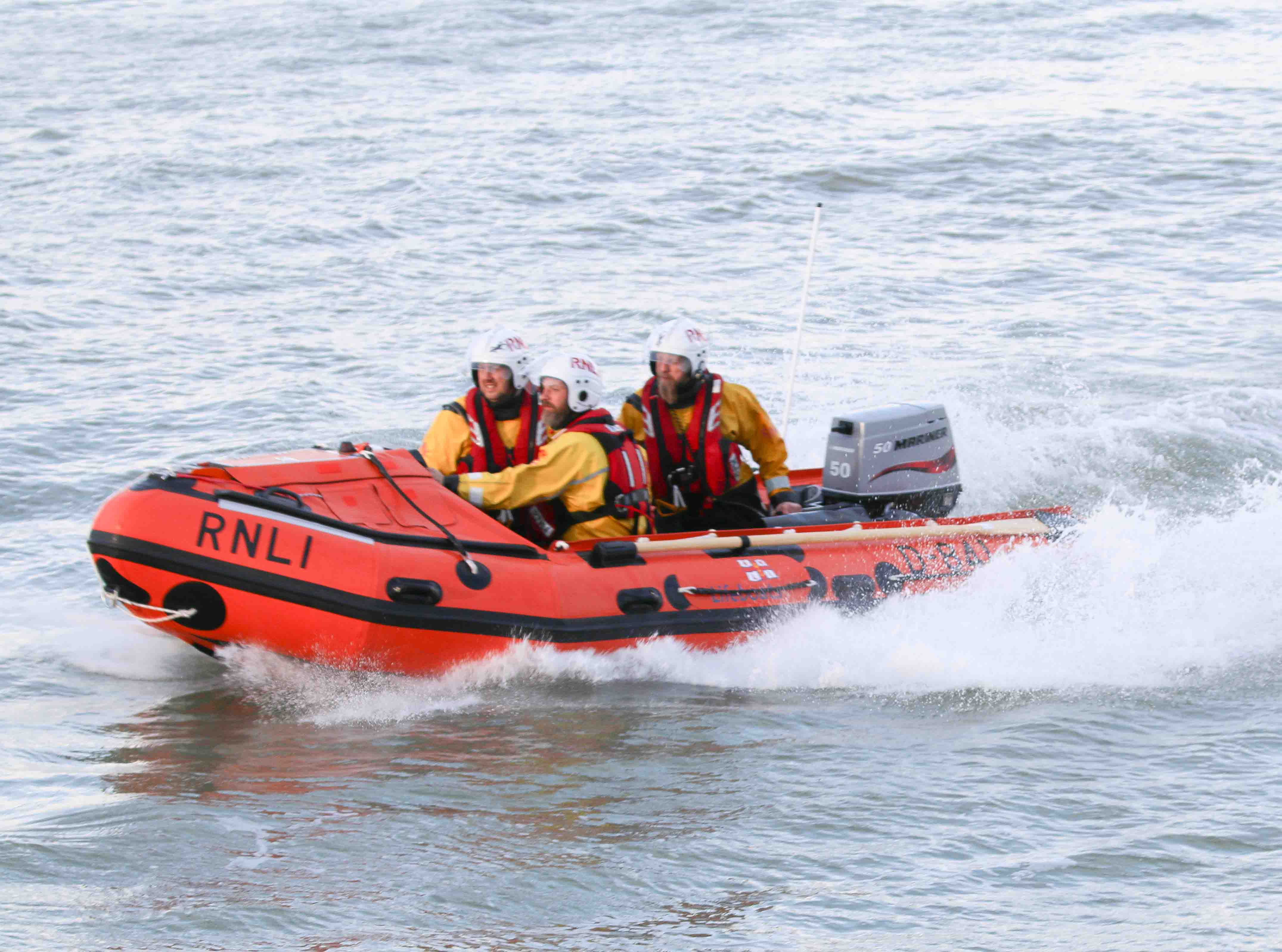 Stock photo of the Margate RNLI inshore lifeboat 'Alfred Alexander Staden'.